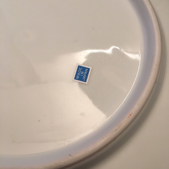 Arita Decorative Blue Iris Plate 12” - Picture 5 of 8